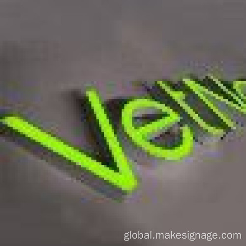 Frontlit LED Aluminum Typography Aluminium Frontlit LED Channel Letter Supplier